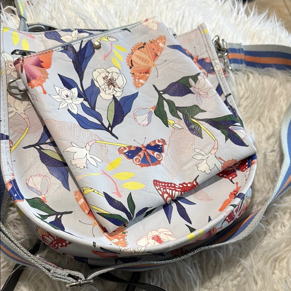 Floral Print Crossbody Bag